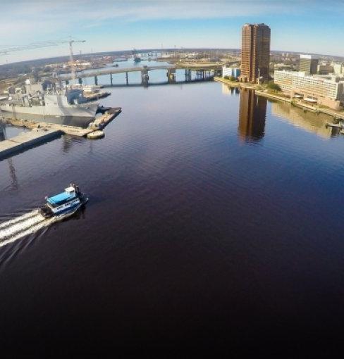 Norfolk Drone Skyline